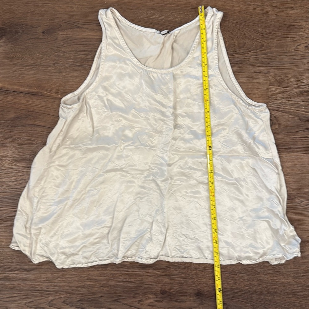 Pj Harlow CeCe Off White Satin Women's Chemise Size Medium